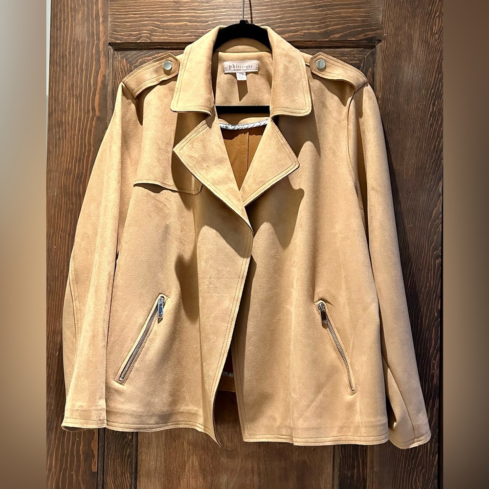 Philosophy Faux Suede Jacket